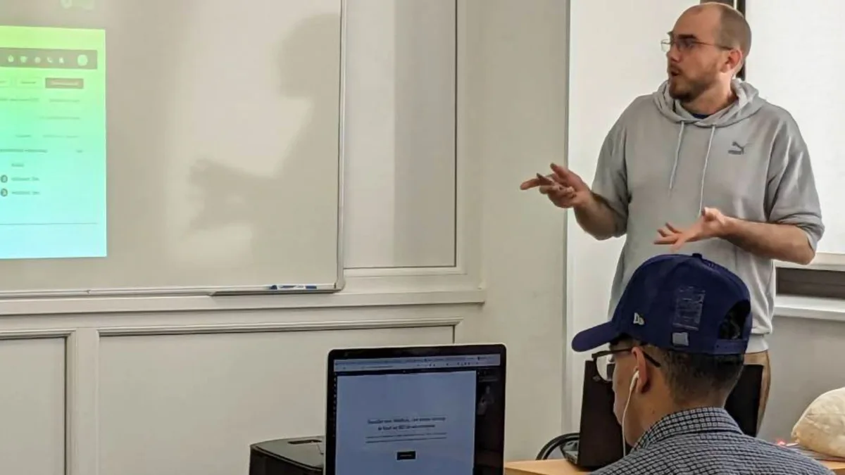 Sébastien Grillot en formation